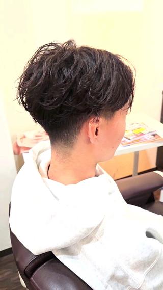 ミディアム パーマ HAIR Atelier Libre所属・大人モテ髪／🍃 ともき/八乙女のヘアスタイル