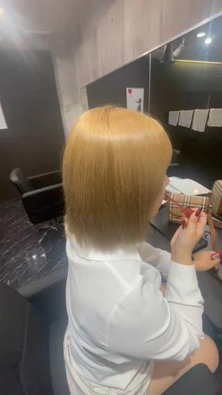 ショート カラー NINE+/代表 ブリーチ特化型サロンのヘアスタイル