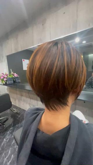 ショート NINE+/代表 ブリーチ特化型サロンのヘアスタイル