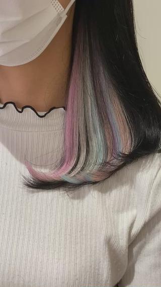 ユニコーンエクステ
5色入ってます！！

画像は14本で付けてます！ 