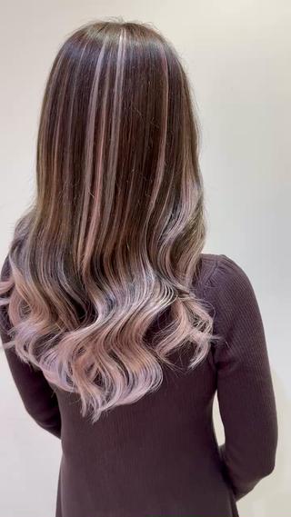 エクステでつくるグラデーションカラー️ 