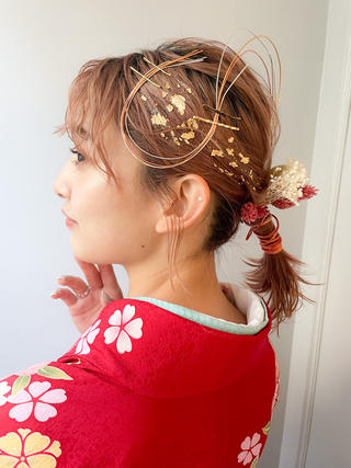 #卒業式アレンジ#水引アレンジ#ミディアム 