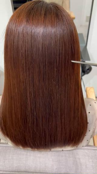 セミロング GO TODAY SHAiRE SALON吉祥寺所属・【美髪✖️髪質改善】 【ネオメテオ】寿藤のヘアスタイル