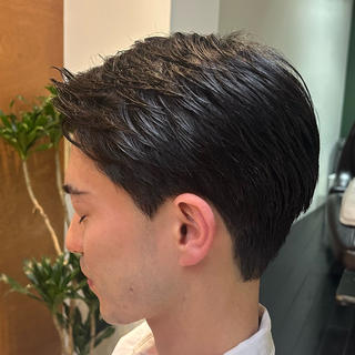 ショート パーマ メンズ メンズパーマ✨️村越 雄斗のヘアスタイル