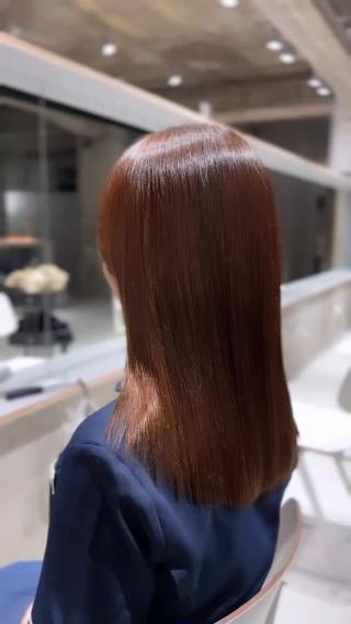 セミロング 谷口 萌瑛のヘアスタイル