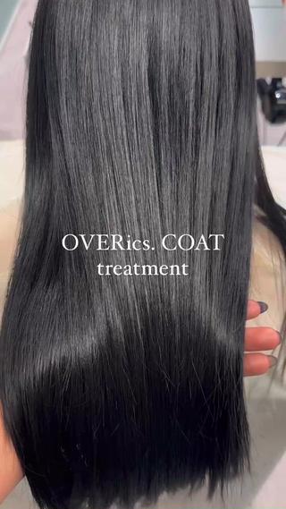 navy blue × OVERics.COAT treatment  