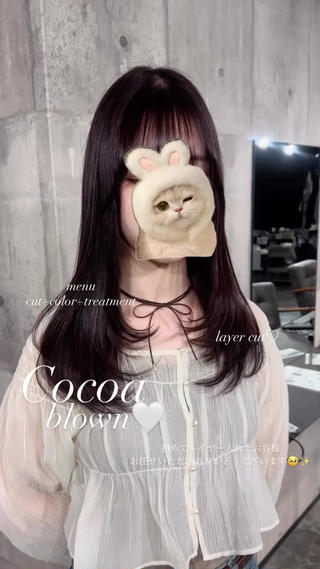 cocoa brown×low layer 