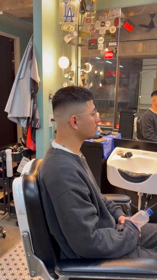 ショート メンズ TIGHT SWAG BARBERWORKS所属・メンズカット/ 三軒茶屋/YUTOのヘアスタイル