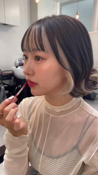 ショート・ボブなどのカットスタイルや、ダブルカラー・シークレットハイライト・インナーカラー・などデザインカラーも得意です。銀座クオリティーのさりげなく遊び心のある上品デザインはお任せください。Instagramにもスタイル掲載中

カット/ショート/ボブ/ミニボブ/ウルフカット/インナーカラー/イヤリングカラー/シークレットハイライト/アンブレラカラー/フェイスフレーミング/イルミナカラー/ブリーチ/ダブルカラー韓国/髪質改善/酸熱トリートメント/縮毛矯正/学割U24/Aujua/オージュア 