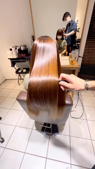 ロング 片山 輝のヘアスタイル