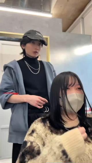 カラー number天王寺 kyoseiのヘアスタイル