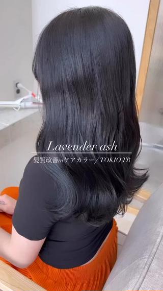 セミロング カラー ヘアアレンジ ✨艶髪✨ 吉田誠のヘアスタイル