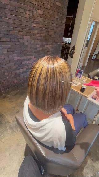 ミディアム 道下 颯人のヘアスタイル