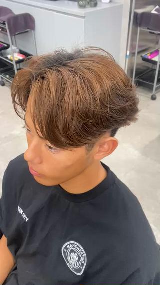 カラー パーマ メンズ 福井祥太／海外風 /プードルパーマのヘアスタイル