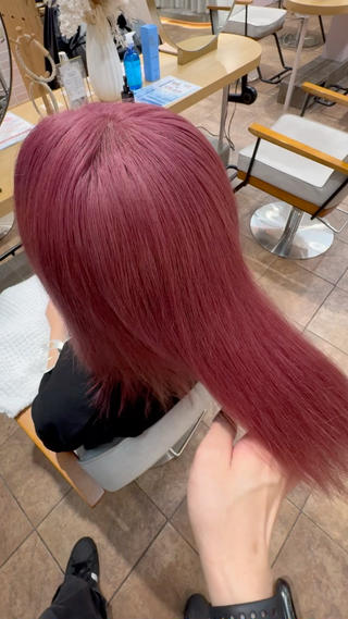ミディアム カラー heel SENGAWAのヘアスタイル