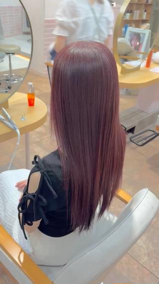 ロング カラー heel SENGAWAのヘアスタイル