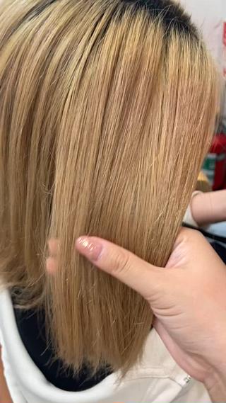 TOKIOトリートメント
乾かしただけでこのツヤとまとまり