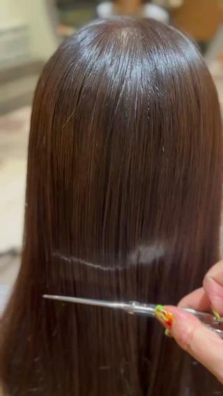 艶カラー×酸性縮毛矯正 