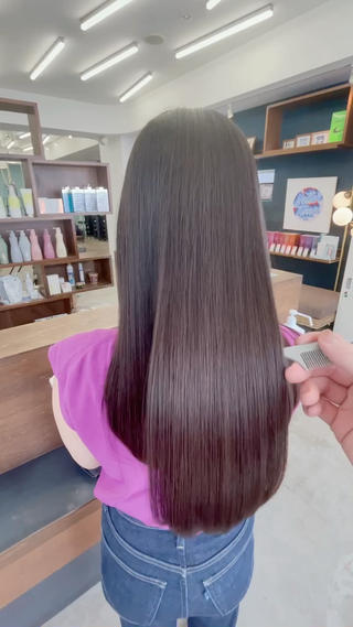 セミロング カラー スズキジュンペイ 銀座/髪質改善のヘアスタイル
