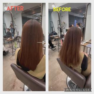ロング パーマ スズキジュンペイ 銀座/髪質改善のヘアスタイル