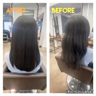 ミディアム スズキジュンペイ 銀座/髪質改善のヘアスタイル