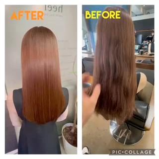 セミロング スズキジュンペイ 銀座/髪質改善のヘアスタイル