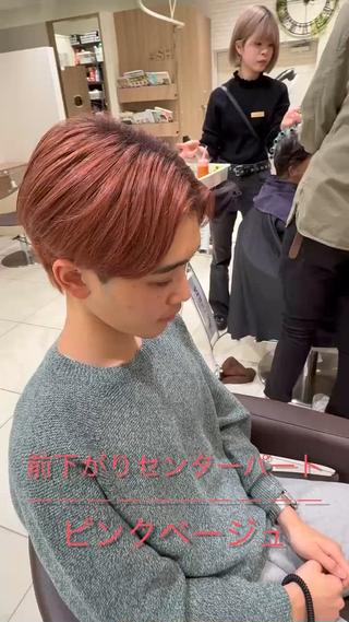 ショート カラー メンズ 渡邉 理央のヘアスタイル