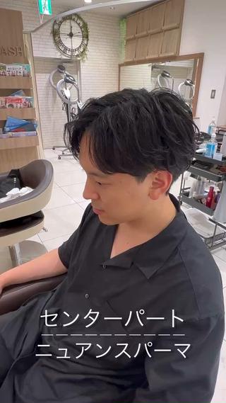 ショート パーマ メンズ 渡邉 理央のヘアスタイル
