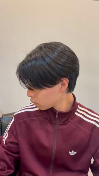 曲がる縮毛矯正
毛流れセンターパート 