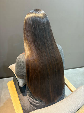 ロング 中村 ひなたのヘアスタイル