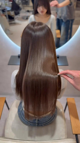 セミロング 髪質改善支持率 NO.1/韓国風💎のヘアスタイル