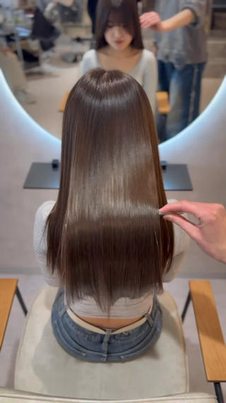 セミロング 髪質改善支持率 NO.1/韓国風💎のヘアスタイル