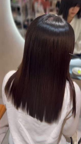 セミロング 髪質改善支持率 NO.1/韓国風💎のヘアスタイル