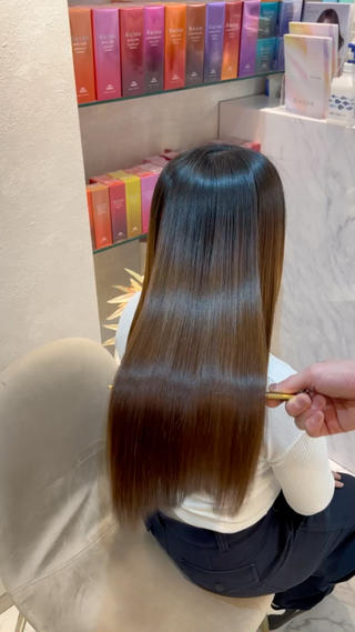 ロング カラー ヘアアレンジ 新宿.全国4位美髪師 taka髪質改善のヘアスタイル