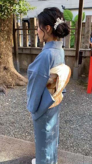 卒業、入学式などの着付け 