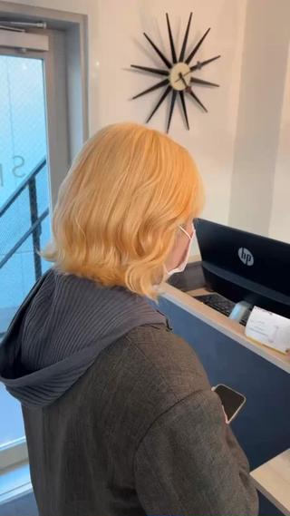 赤や暗染め履歴、ブリーチ履歴2回以上でもダメージ最小限でここまで抜けます！ 