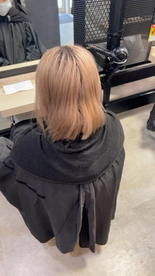 全頭before
履歴　ブリーチ抜きっぱなし→赤→暗染め→ブリーチ→紫→現在 