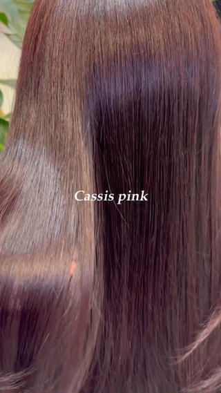 カラー ユナ/暖色カラー🧡 /表参道のヘアスタイル