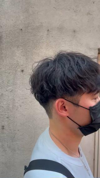 ショート パーマ メンズ 🏆メンズヘア特化 🥇代表りんぺーのヘアスタイル