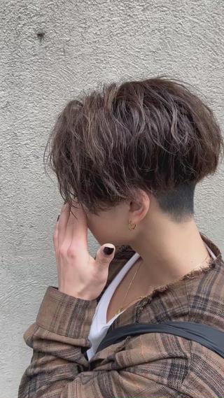 ミディアム パーマ メンズ 🏆メンズヘア特化 🥇代表りんぺーのヘアスタイル