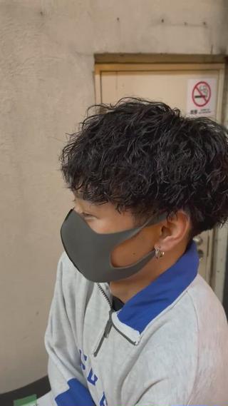 ショート パーマ メンズ 🏆メンズヘア特化 🥇代表りんぺーのヘアスタイル