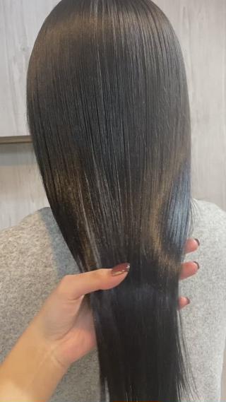 髪質改善なしの艶  