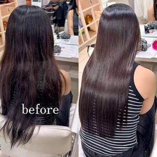 ロング 【髪質改善カラー】 瀧田嵐士🇰🇷のヘアスタイル