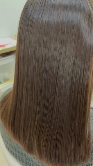 セミロング 【髪質改善カラー】 瀧田嵐士🇰🇷のヘアスタイル