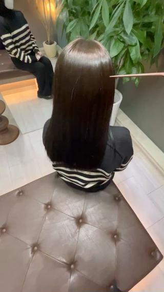 ロング パーマ 縮毛矯正 特化生田のヘアスタイル