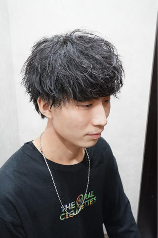 マッシュ×無造作ツイスパ