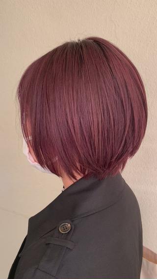 ショート カラー 船津武俊 フナツタケトシのヘアスタイル