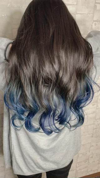 ロング カラー 船津武俊 フナツタケトシのヘアスタイル