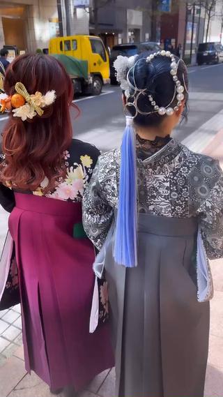 卒業式ヘアもやってます