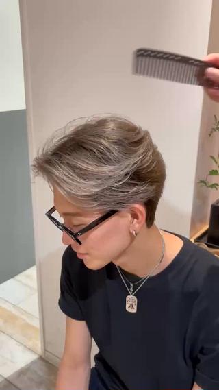 ショート 🌟モデル募集中🌟 リュウキ❗️のヘアスタイル